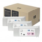 Hewlett Packard HP C5077A ( HP 83 ) UV Ink Light Magenta InkJet Cartridge Multi-Pack ( 3 Pack of C4945A ) 