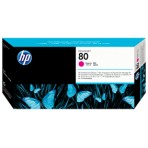 Hewlett Packard HP C4822A ( HP 80 ) Printhead for Magenta Inkjet Cartridges and Printhead Cleaner 