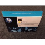 Genuine HP C4848A 350-ml Yellow Ink Cartridge HP 80